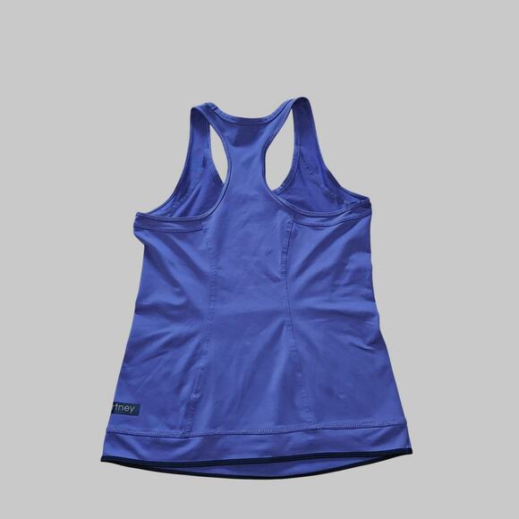 Adidas x Stella McCartney Purple Racerback Stretchy Performance Tank Size Medium - Picture 2 of 6